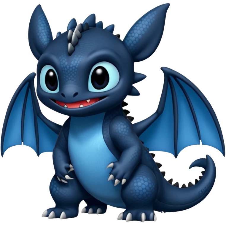 Toothless-Stitch-Fakémon-hybrid-creature (full body)  emoji