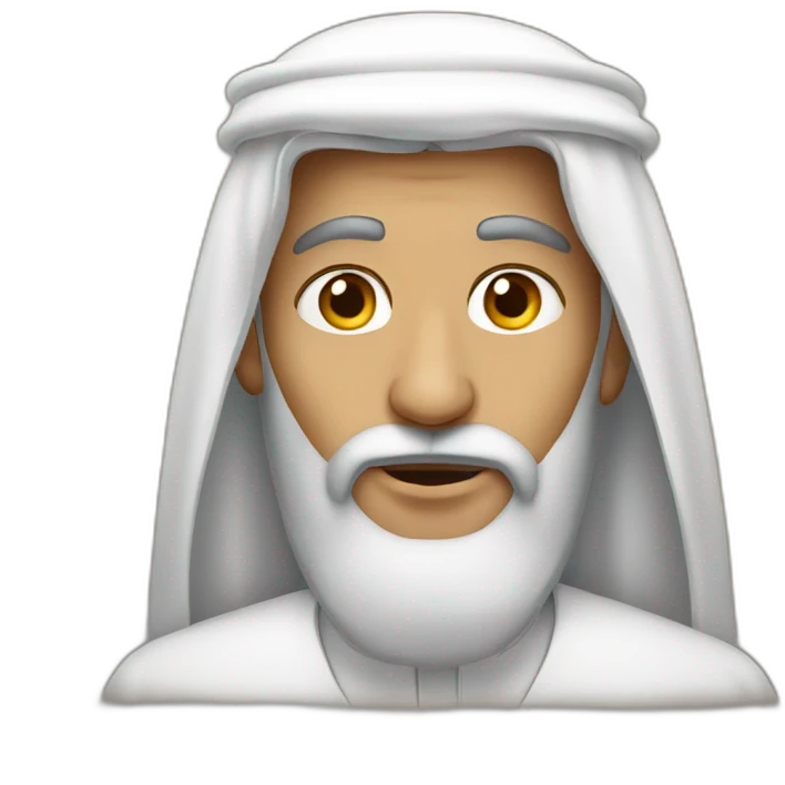 Religious Saudi man emoji