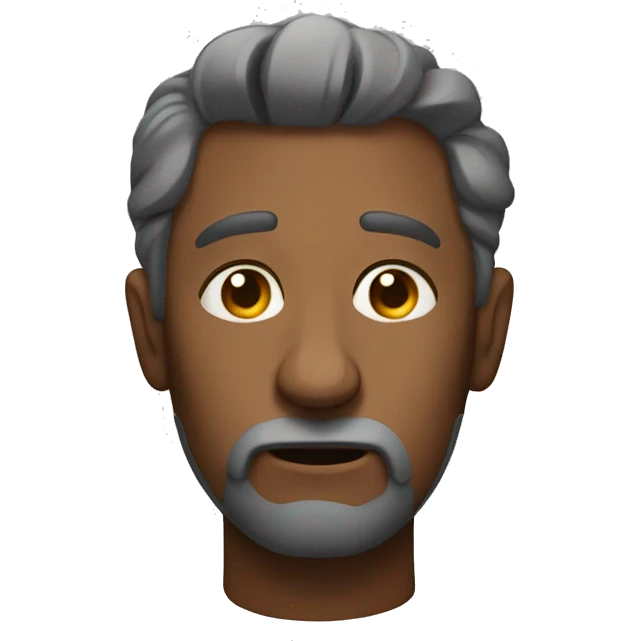 a weary man emoji