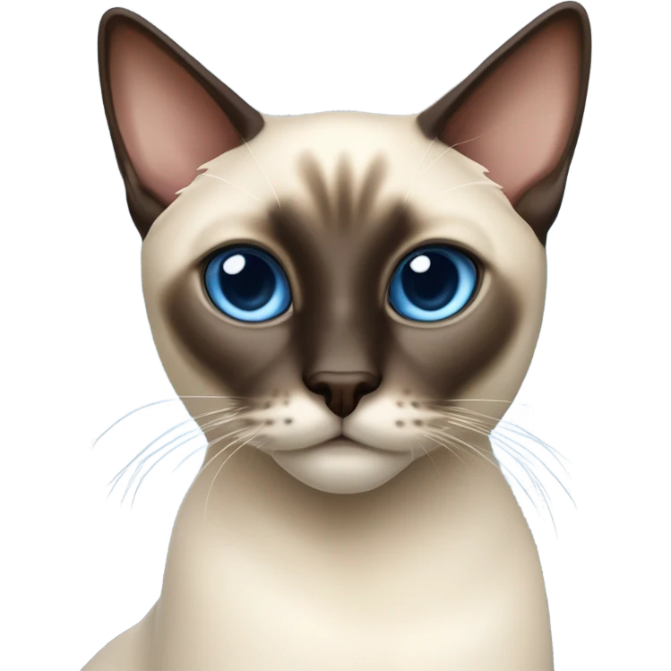 Siamese cat emoji