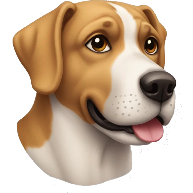 PERRO BOCA GRANDE RIEDOSE BURLONAMENTE emoji