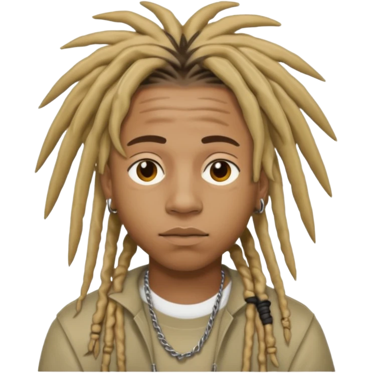 Juice wrld with dreads emoji
