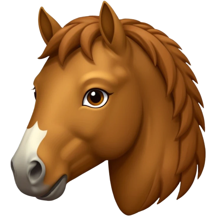 Crie a imagem de um cavalo emoji