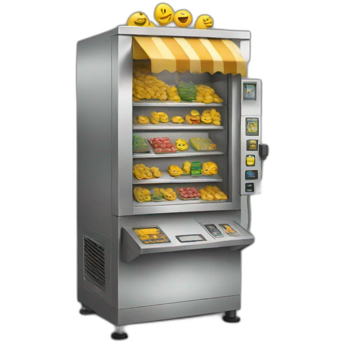vendor machine emoji