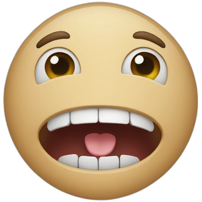 open mouth emoji