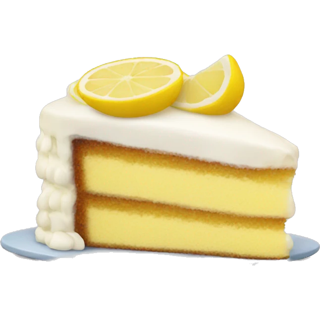 Lemon cake emoji