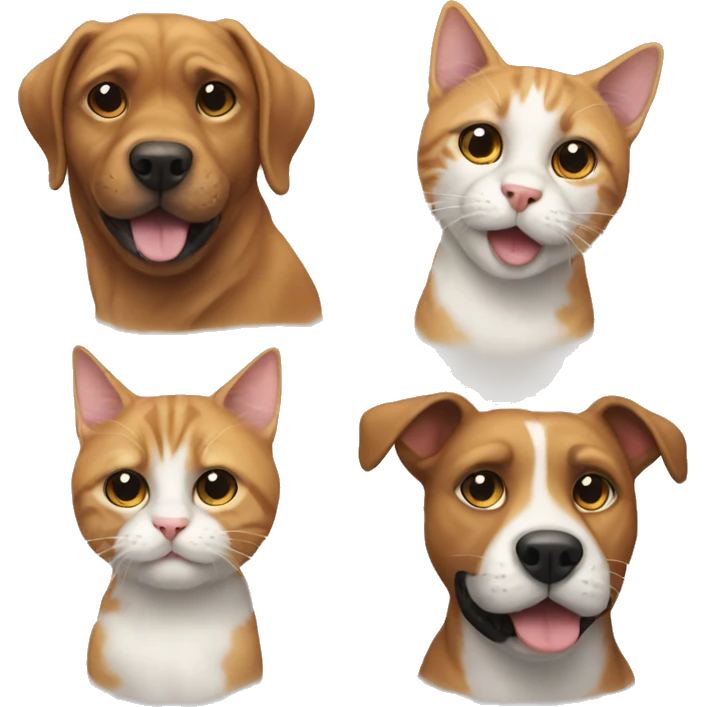 dog cat emoji
