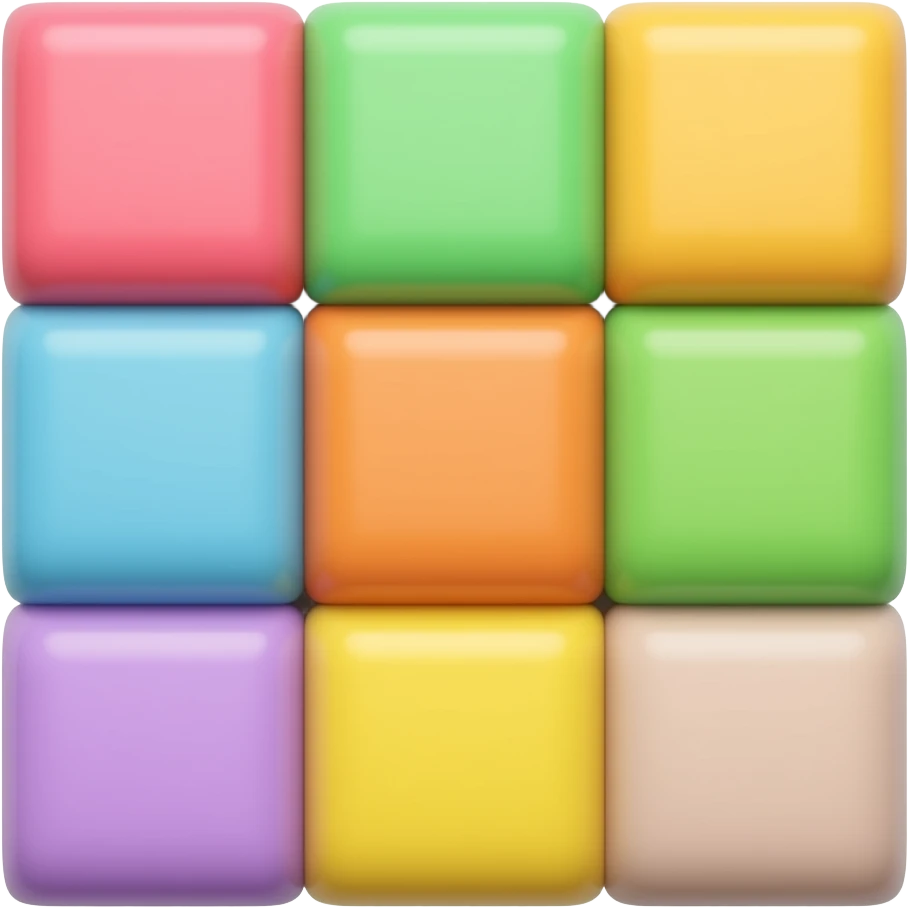 colorful blocks emoji