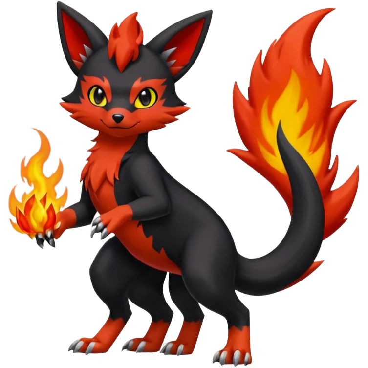 
Houndour-Torracat-
Salandit-Fennekin-Fakémon-Digimon-fusion (full body) emoji
