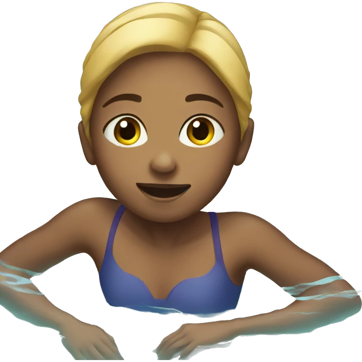 girl swimming emoji