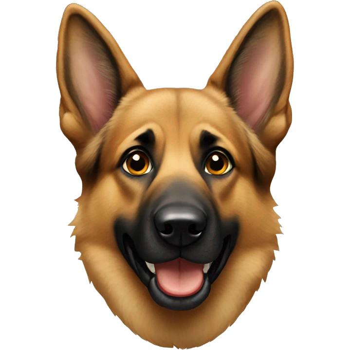 German shepherd  emoji