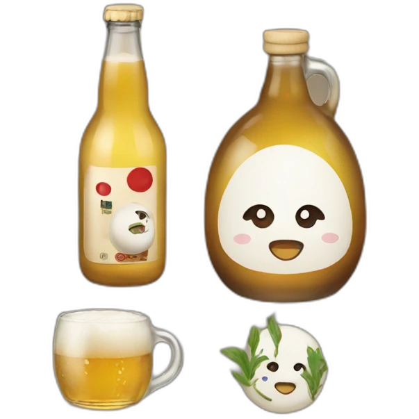 sake-and-beer emoji