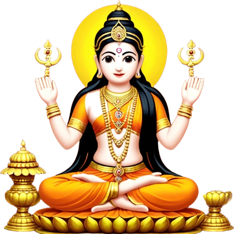 मॉं दुर्गा देवी सिंह पर विराजमान emoji