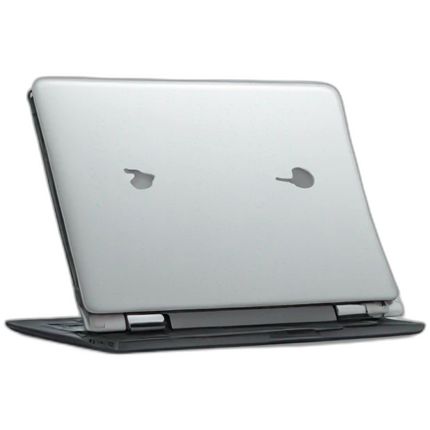 laptop broken in half emoji