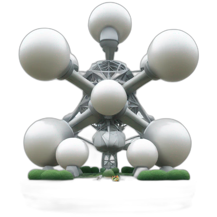 atomium brussel emoji