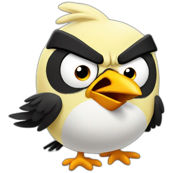 angry bird emoji