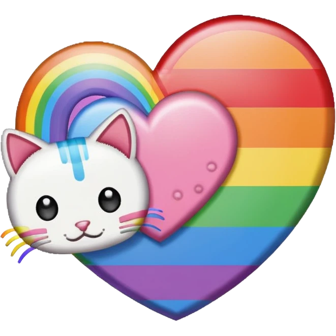 heart nyan cat emoji