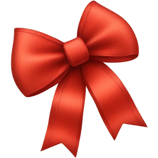 Red Christmas bow  emoji