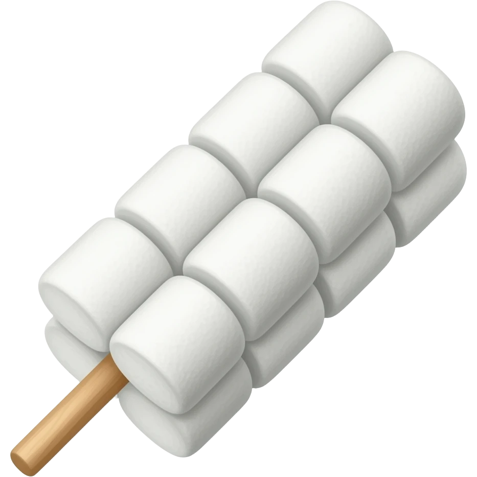 Marshmallows on a stick emoji