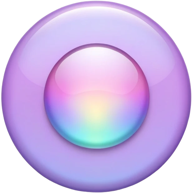 Iridescent pastel violet formal elegant sophisticated cultured neat pretty beautiful nifty app icon emoji