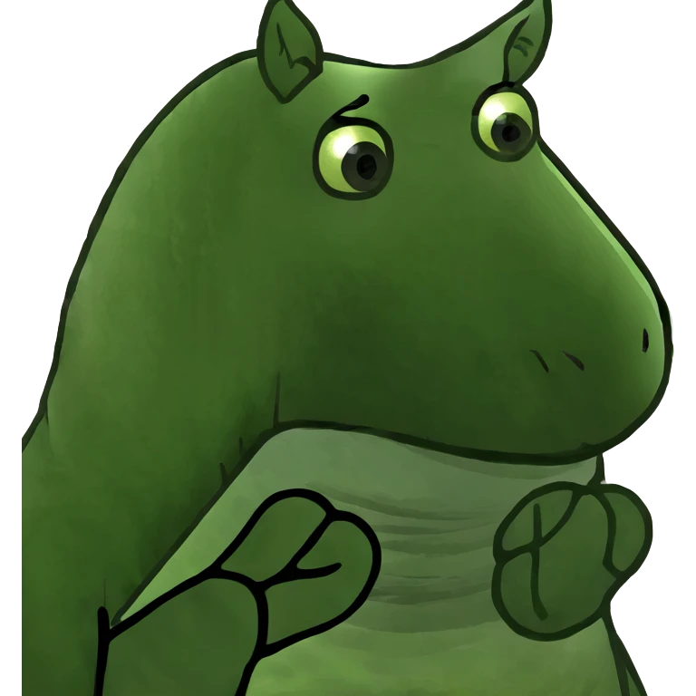 Horse with big toes emoji