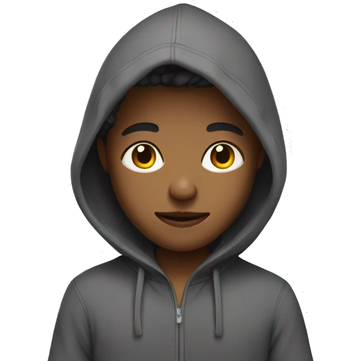 boy in hoodie emoji