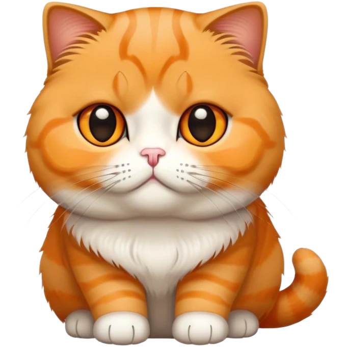 Scottish Fold cat emoji