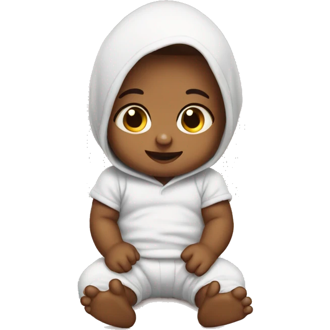 Cute baby  emoji