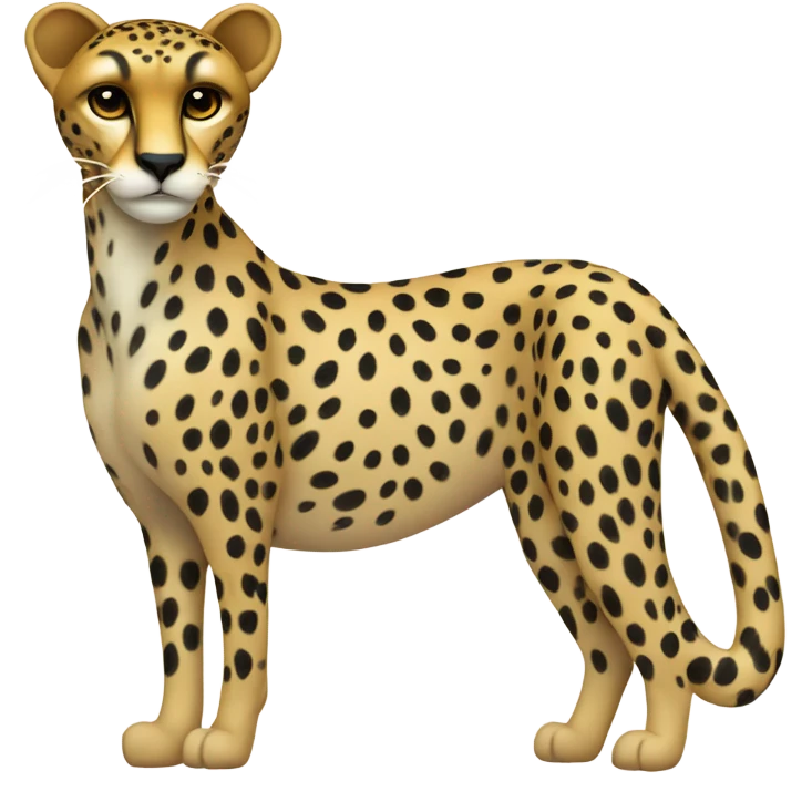 Heart cheetah  emoji