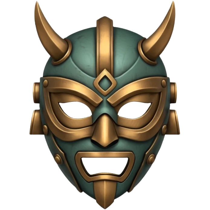 Warrior Battle Mask emoji