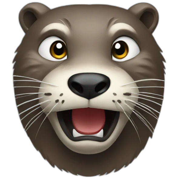 otter-angry emoji