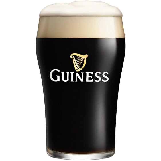 A Royal pint of Guinness Stout  emoji