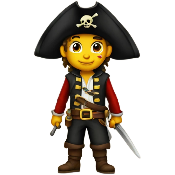 pirate kid emoji