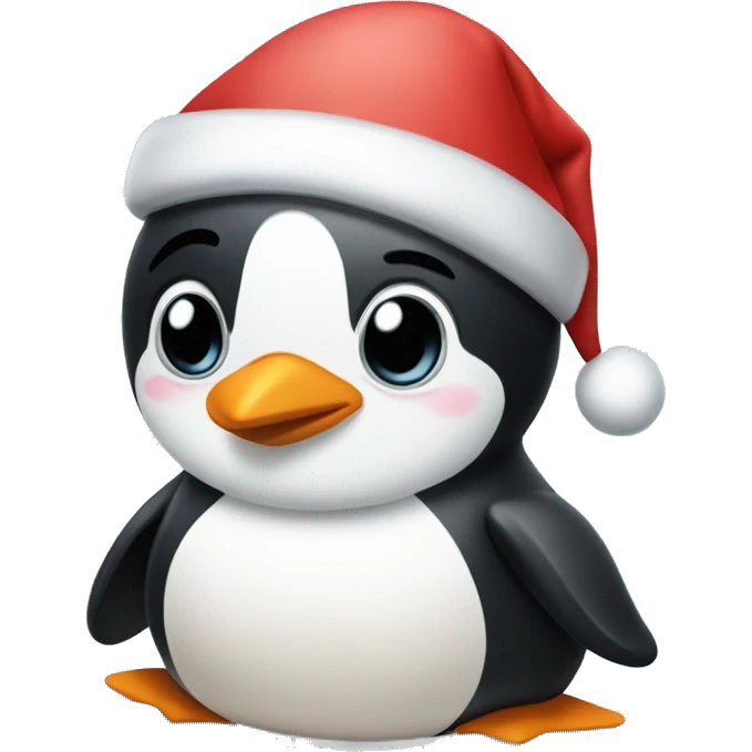 christmas penguin emoji