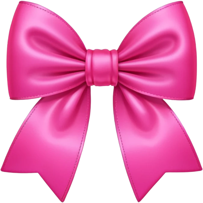 create an emoji for bow in neon pink color emoji