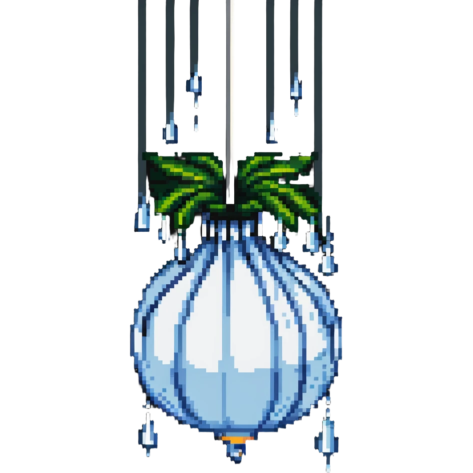 onion under showerhead, water droplets emoji