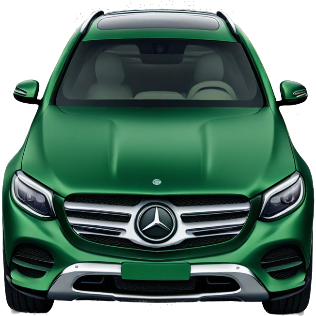 Matte green Mercedes Benz GLC emoji