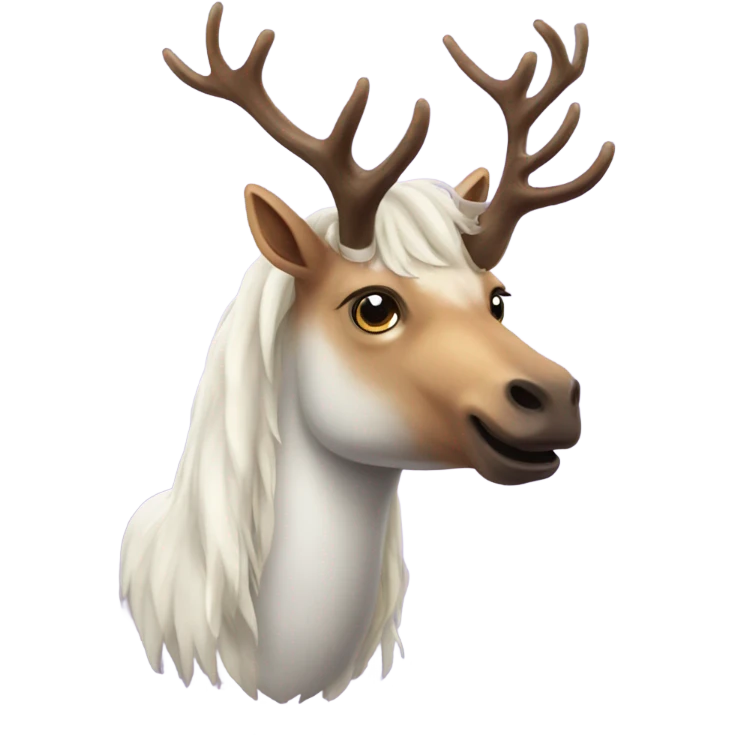 Unicorn elk  emoji