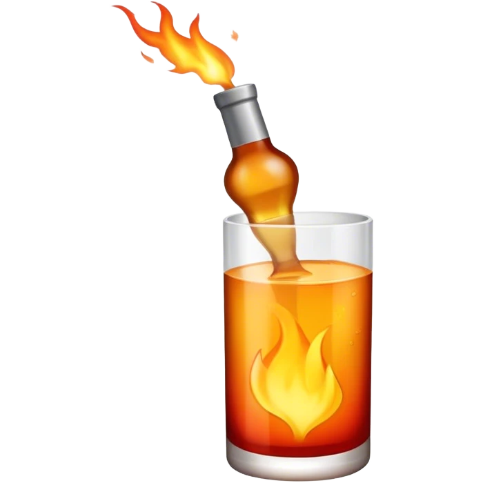 Molotov cocktail emoji