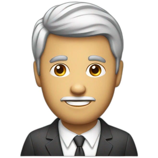 The man with the phone emoji