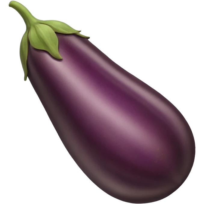 brown eggplant emoji