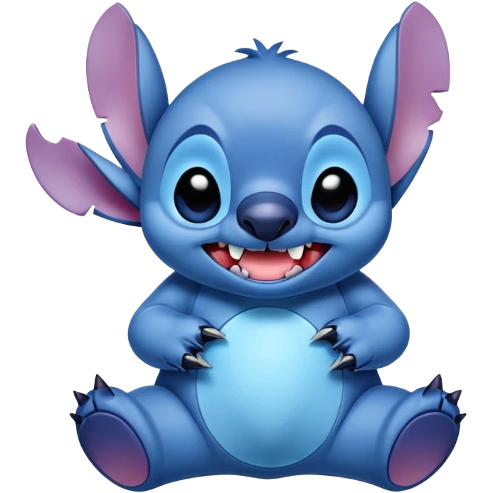 Stitch with sizzles  emoji