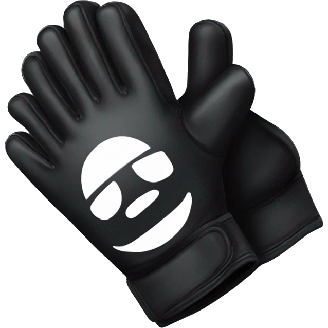 Black box gloves  emoji