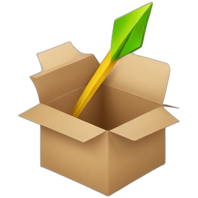arrow into box emoji