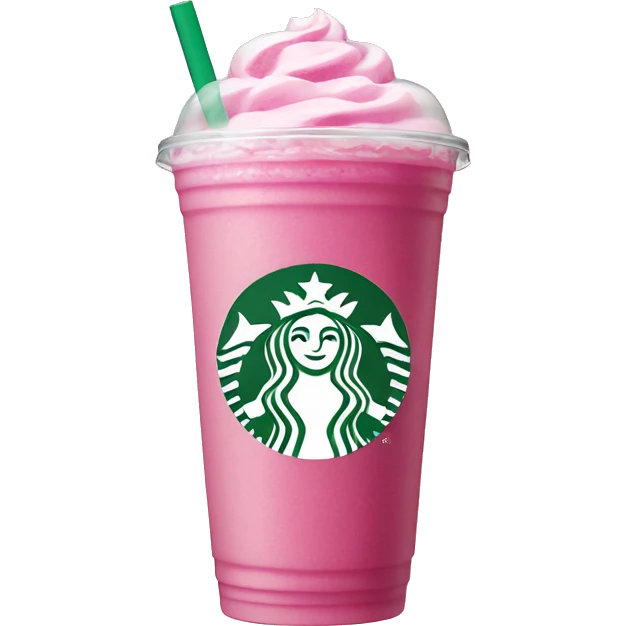 starbucks pink drink  emoji