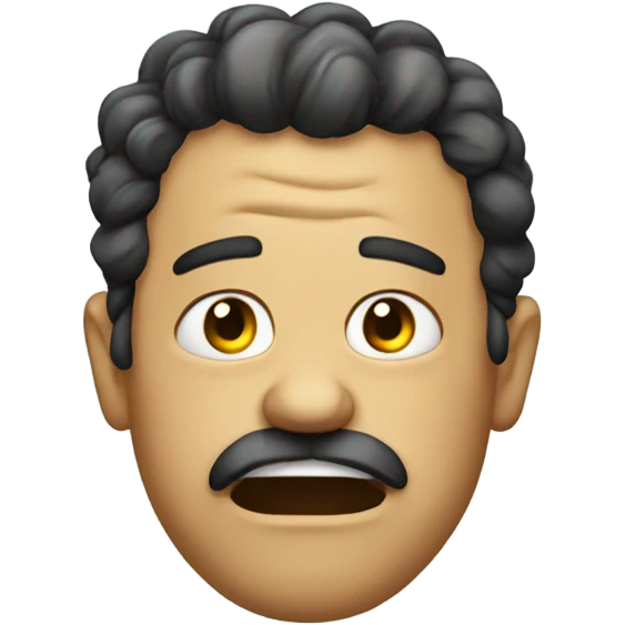 Yacking in disgust emoji