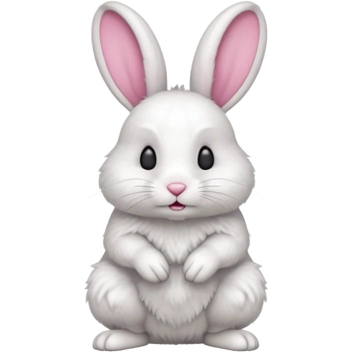 squatting rabbit emoji