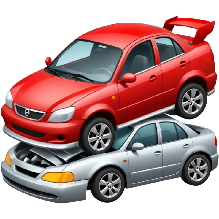 Car cross emoji