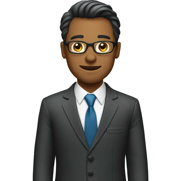 man in business suit emoji