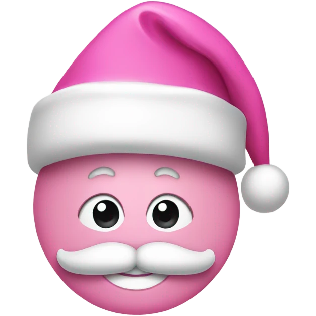 Pink Santa hat  emoji